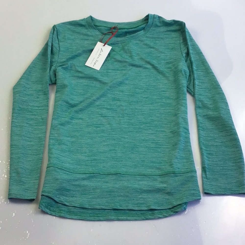 London Kaye women’s long sleeve shirt blue size M